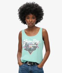 Vintage Logo Narrative Vest Top