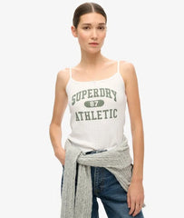 Athletic Essentials Graphic Pointelle Cami Top