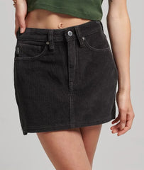 Cord Mini Skirt