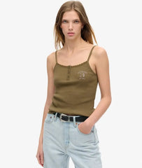 Athletic Essentials Graphic Button Cami
