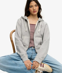 Athletic Essentials Cropped Zip Hoodie