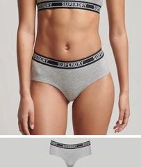 Organic Cotton Multi Logo Hipster Briefs