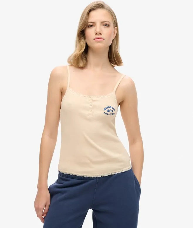 Athletic Essentials Button Down Cami Top