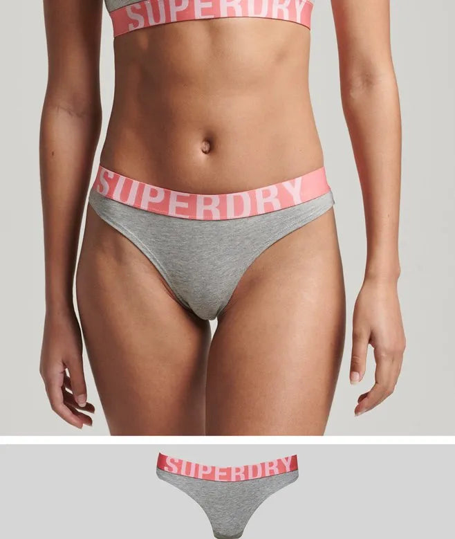 Organic Cotton Large Logo Bikini Briefs