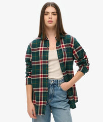 Oversized Long Sleeve Cotton Lumberjack Shirt