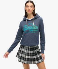 Tonal Vintage Logo Graphic Hoodie