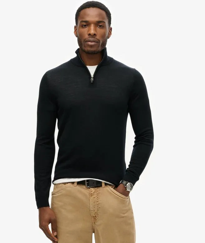 Merino Half Zip Jumper
