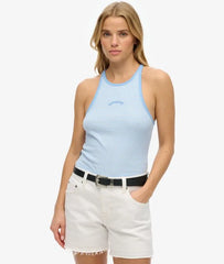 Essential Logo Striped Racer Vest Top
