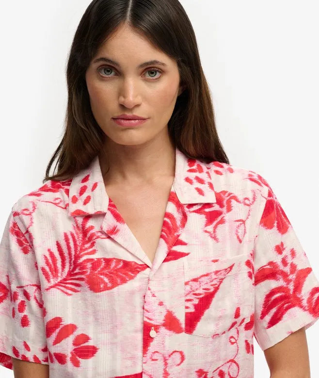 Beach Printed Short Sleeve Shirt