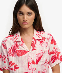 Beach Printed Short Sleeve Shirt