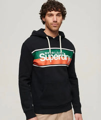 Core Logo Stripe Hoodie