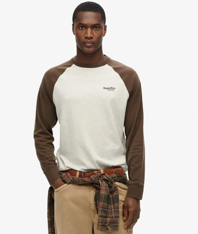 Essential Logo Baseball Long Sleeve Top