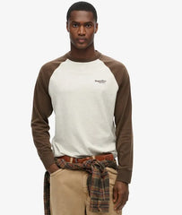 Essential Logo Baseball Long Sleeve Top