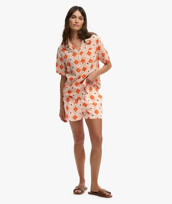 Cotton Printed Beach Shorts