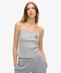 Athletic Essentials Graphic Button Cami
