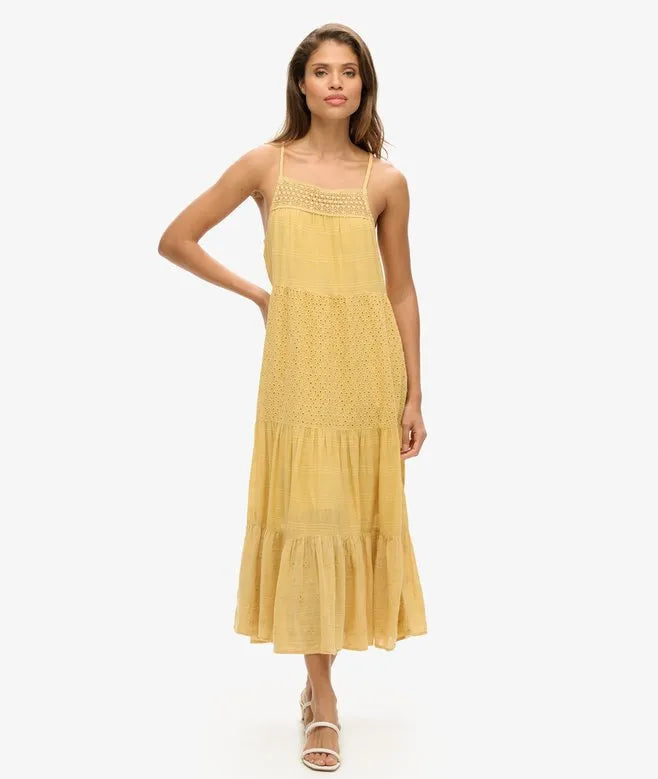 Vintage Lace Cami Maxi Dress