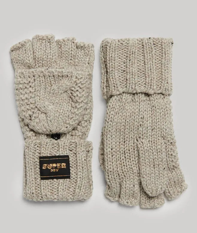 Cable Knit Gloves