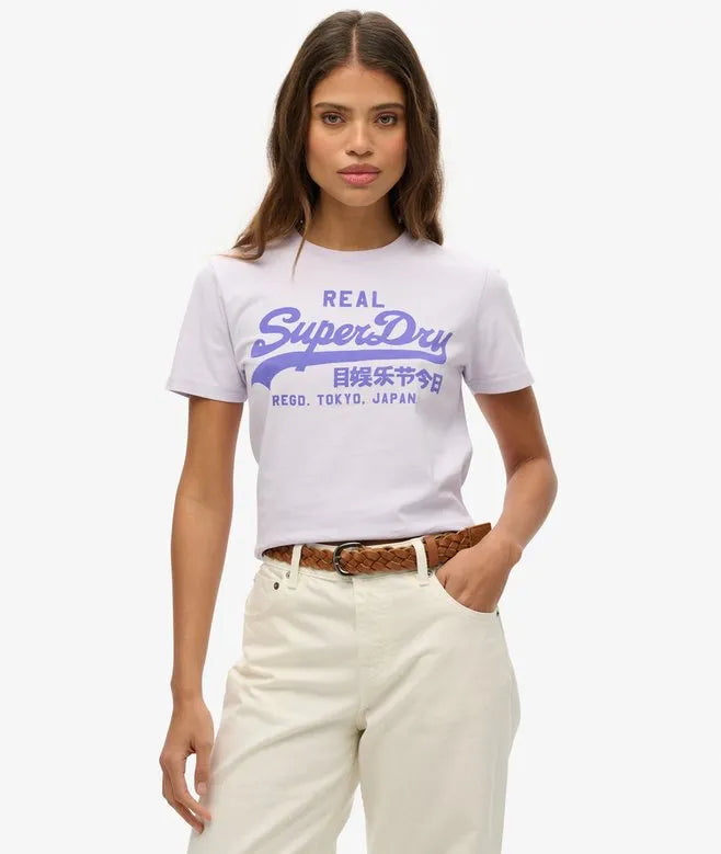 Vintage Logo Neon Fitted T-Shirt