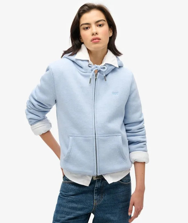Essential Borg Lined Zip Hoodie