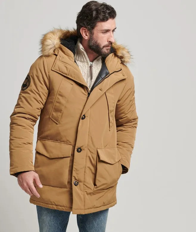 Hooded Everest Faux Fur Parka