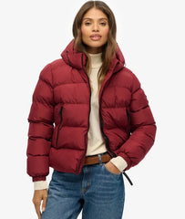 Hooded Sports Puffer Jacket