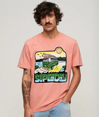 Neon Travel Graphic Loose T-Shirt