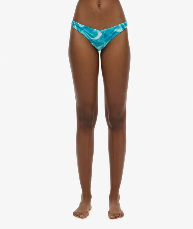 Printed Cheeky Bikini Bottoms