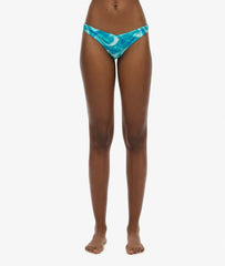 Printed Cheeky Bikini Bottoms