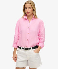 Casual Linen Boyfriend Shirt