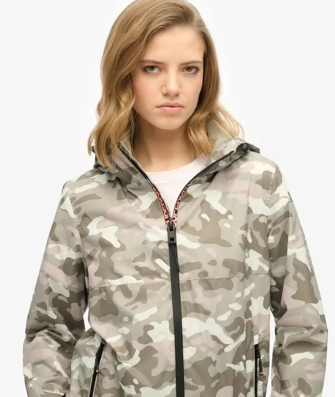Hooded Logo Windbreaker Jacket