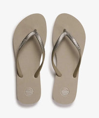 Core Metallic Flip Flops