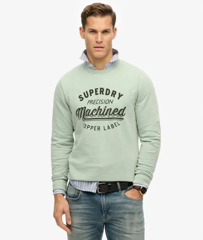 Vintage Wash Relaxed Crew Sweatshirt
