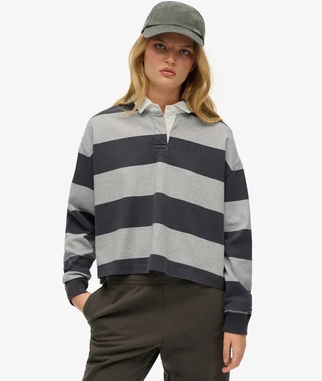 Athletic Essentials Stripe Rugby Top