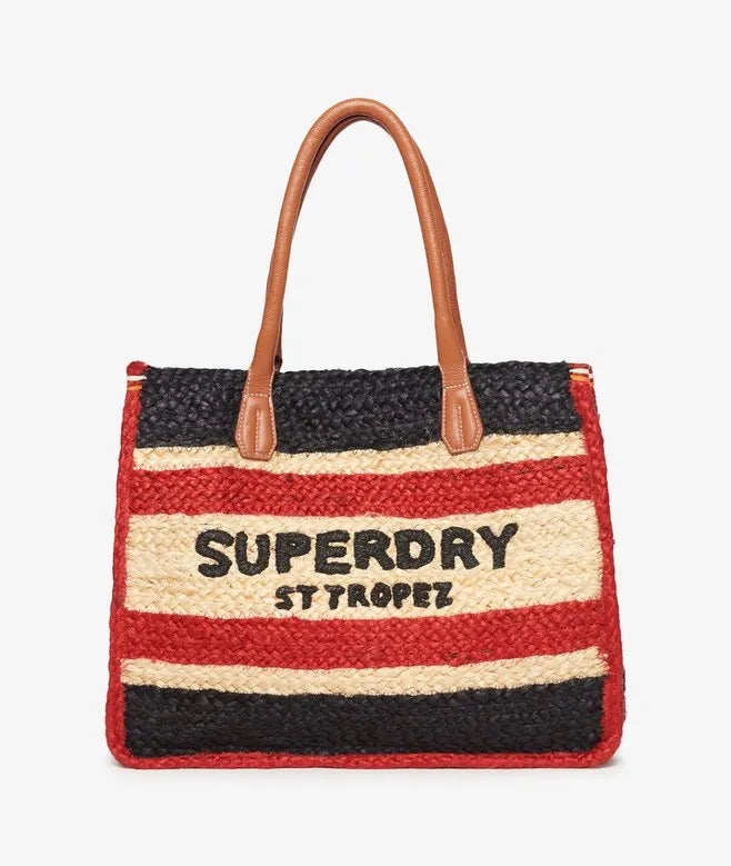 Raffia Luxe Tote Bag