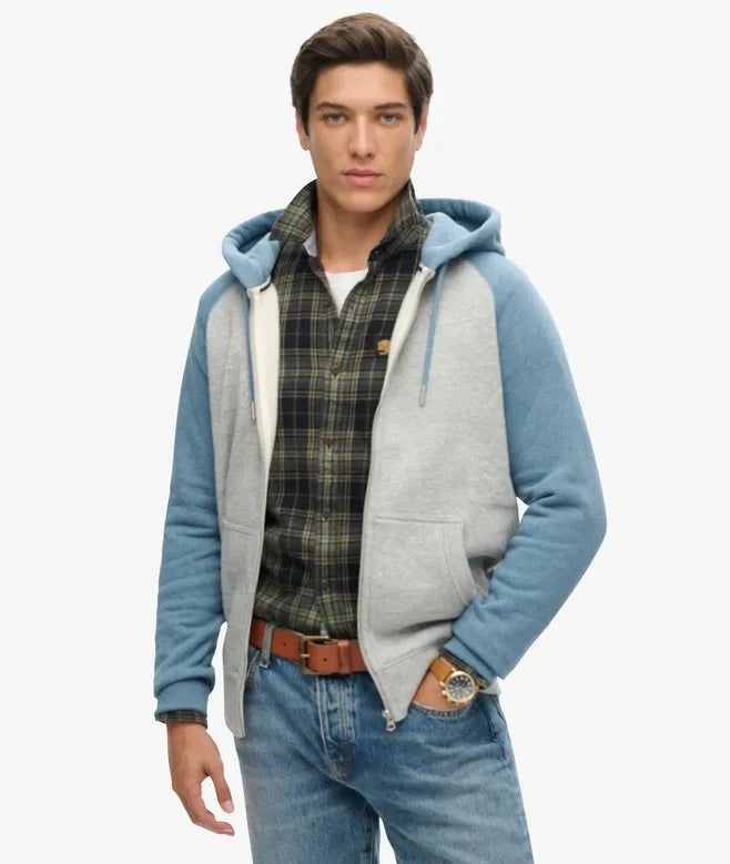 Essential Baseball Zip Hoodie