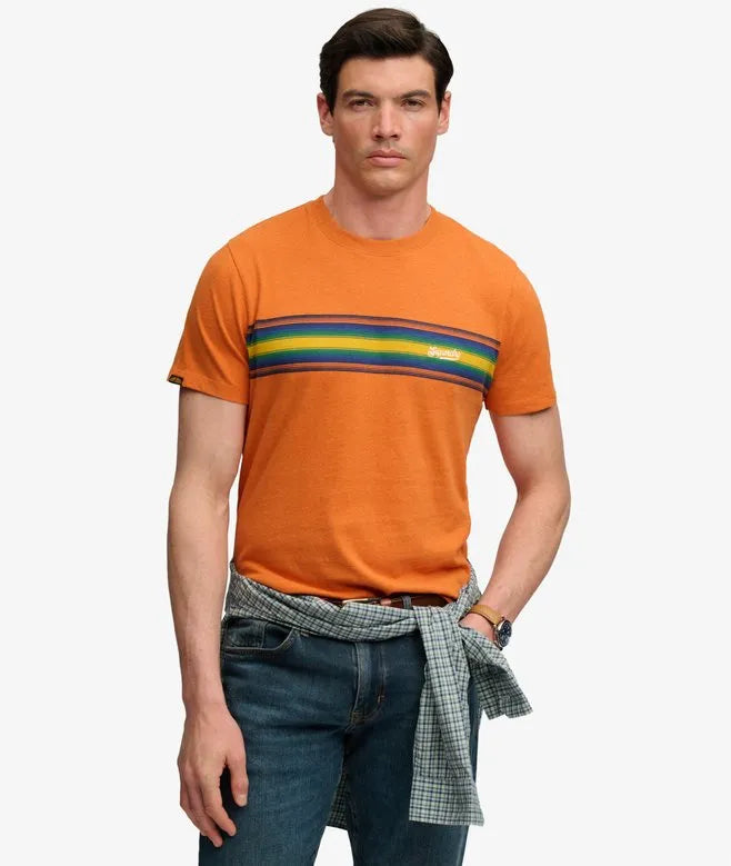 Outdoor Stripe Logo Relaxed T-shirt