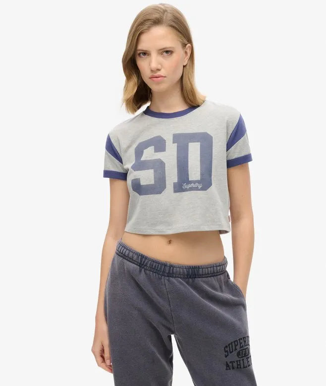 Athletic Essentials Graphic Ringer T-Shirt