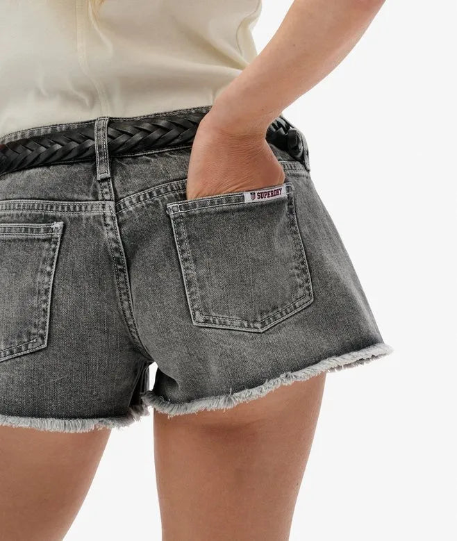 Low Rise Denim Hot Shorts