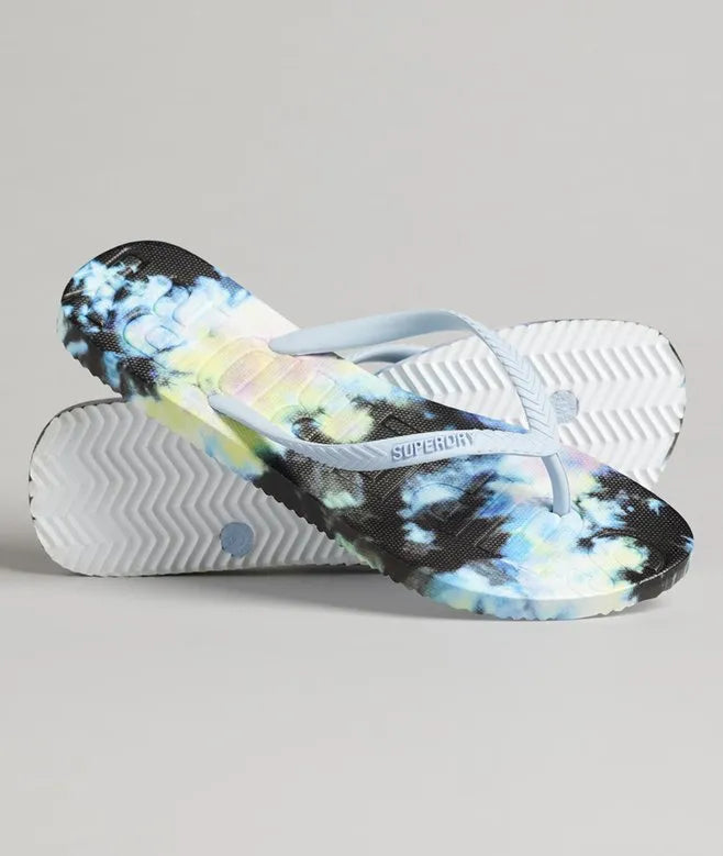 Code Tie Dye Flip Flops